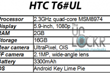 传 HTC 新机 T6 规格:5.9 英寸 1080p 屏幕、四核 2.3GHz Snapdr_爱黑武