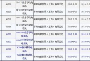 苹果 iPhone 5s 和 iPhone 5c 获得工信部入网许可,并有中国移动TD-LTE版_爱黑武