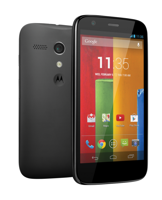 MOTO G详细参数:骁龙400四核处理器,1G运行内存,8G手机闪存