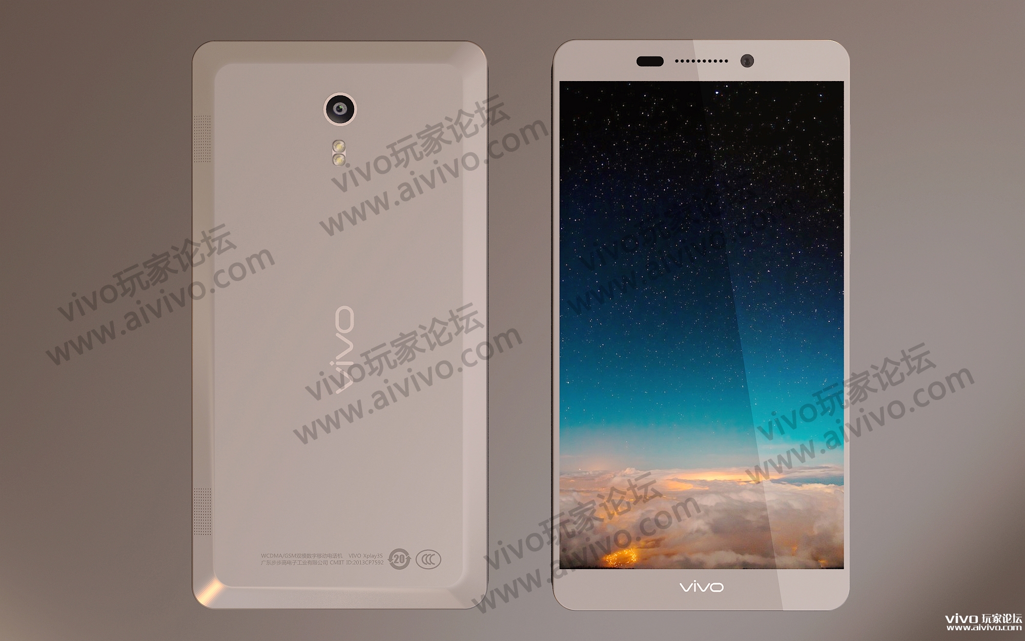 疑似vivo Xplay3S官方效果图曝光 疑似vivo Xplay3S官方效果图曝光