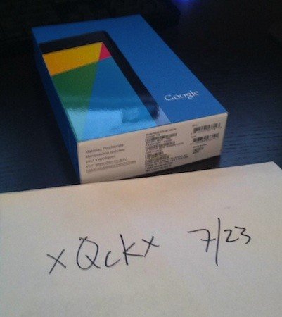 搭载Android 4.3的新Nexus7真机及包装亮相 搭载Android 4.3的新Nexus7真机及包装亮相