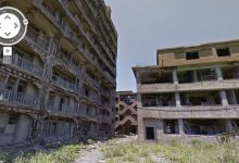 Google 街景带你看日本 Skyfall 中无人军舰岛_爱黑武