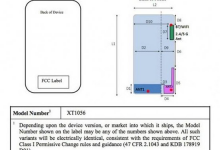 MOTO XFON Sprint定制版 XT1056 亮相FCC_爱黑武