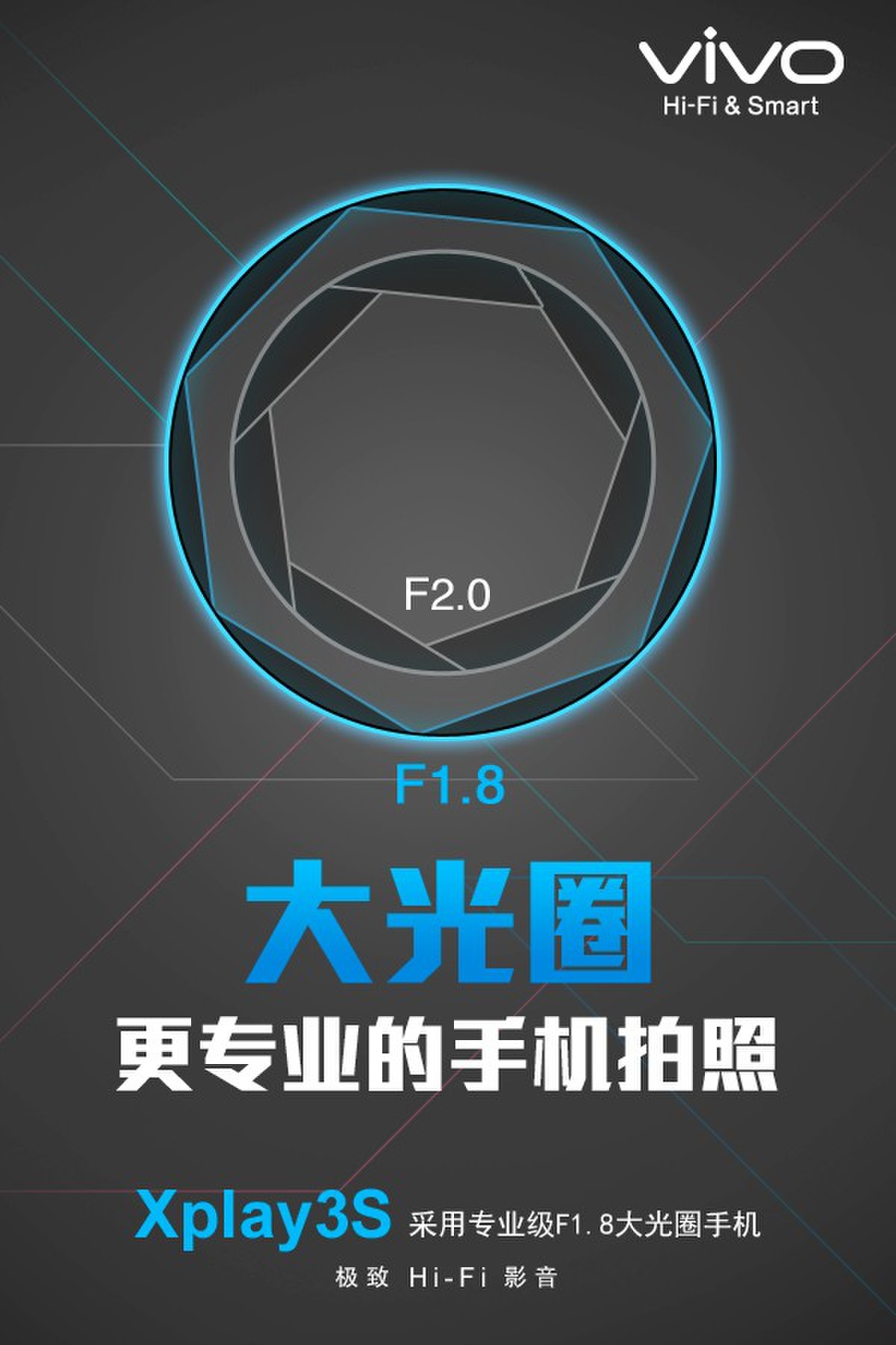 vivo Xplay3S摄像头F1.8光圈曝光 或采用外挂镜头 vivo Xplay3S摄像头F1.8光圈曝光 或采用外挂镜头