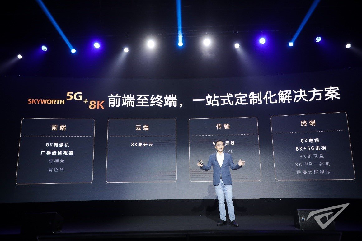 创维推出“5G+8K”一站式解决方案,助力国家“新基建”战略计划 创维推出“5G+8K”一站式解决方案,助力国家“新基建”战略计划