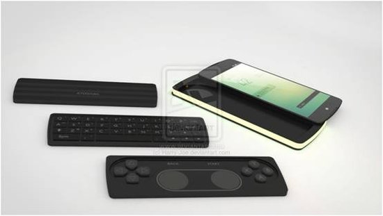 谷歌Nexus P3概念设计 可侧滑出手柄和电池