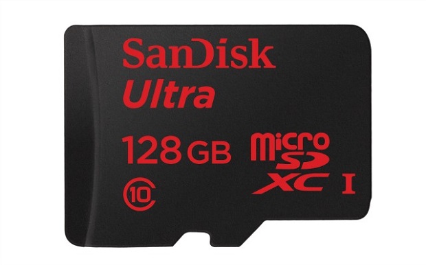 闪迪Sandisk推出128GB Ultra microSDXC卡