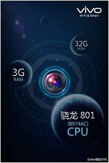 vivo或将推Snapdragon 801主打拍照功能的新旗舰