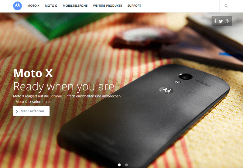 Moto X登陆欧洲! Moto X登陆欧洲!