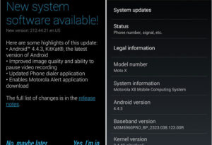 本周摩托罗拉手机即将得到Android 4.4.3升级_爱黑武