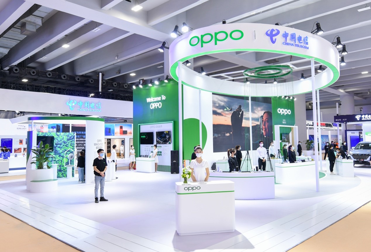 OPPO参展2021天翼智能生态博览会